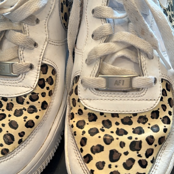 Nike air force 1 leopard pirnt custom kids 7Y - Picture 6 of 6